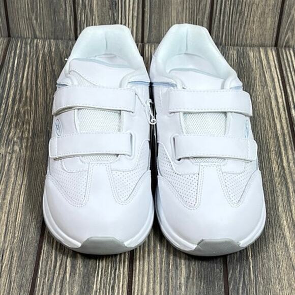 Dr Scholls Women Kellie Therapeutic Shoes Sneakers White Wide Sz 6 E Hook & Loop - Picture 2 of 9